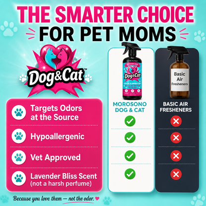 Pet Odor Eliminator Spray, Enzymatic Cleaner for Dog & Cat Urine, Carpet, Furniture & Litter Box, Lavender, 16 oz