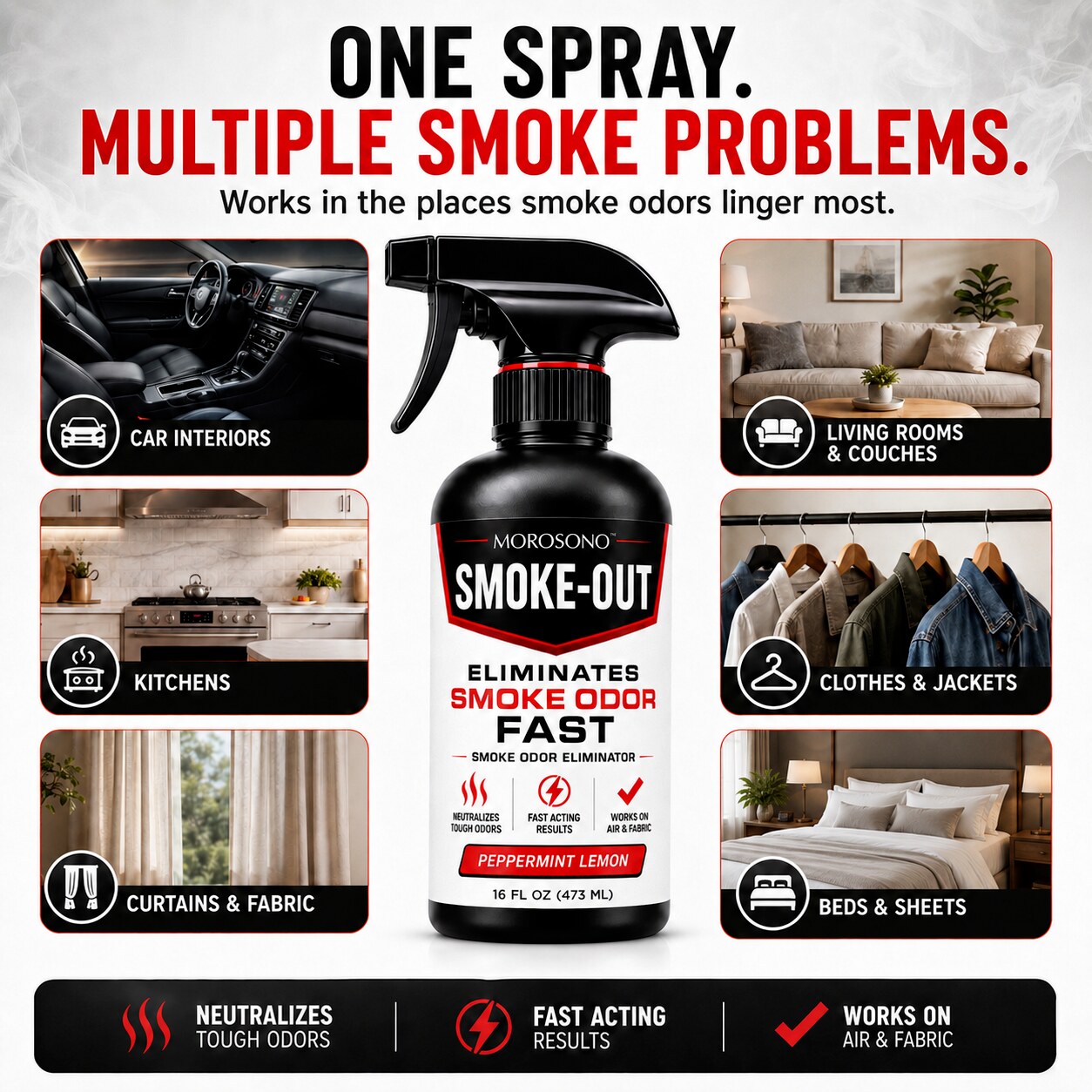 Smoke-Out multiple smoke odor uses